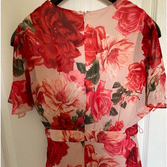 Eliza J Floral Ruffle high low Maxi Dress - Picture 5 of 5